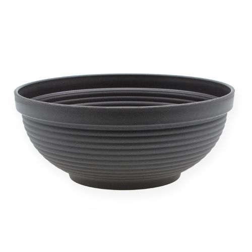 Floristik24 R-bowl plastic anthracite Ø13cm - 19cm 10pcs