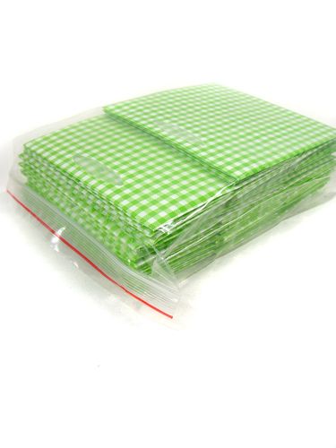 Product Plastic bag 10,5x10,5cm 16pcs. green