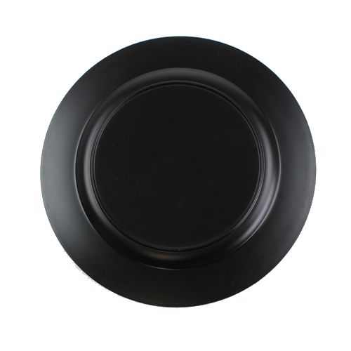 Product Decorative plates red plastic plates Ø33cm with glaze effect 6pcs
