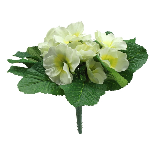 Floristik24 Artificial flowers primrose cream