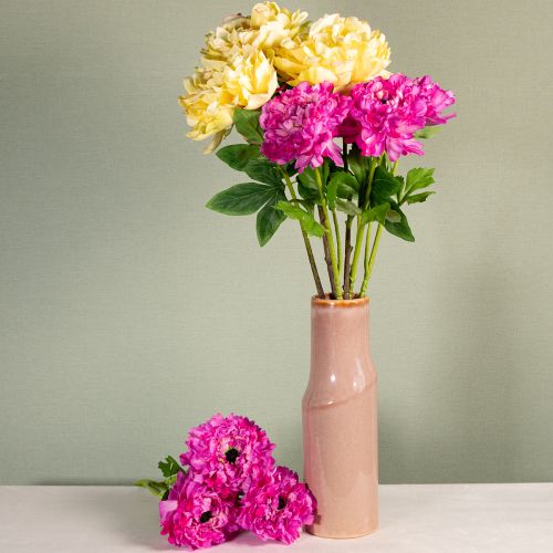 Product Artificial ranunculus flower, a detailed replica for living room and office decoration, 55cm, 6 pieces