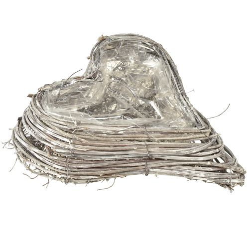 Product Rattan Heart Plant Heart Rattan Vines Natural White 20x24cm