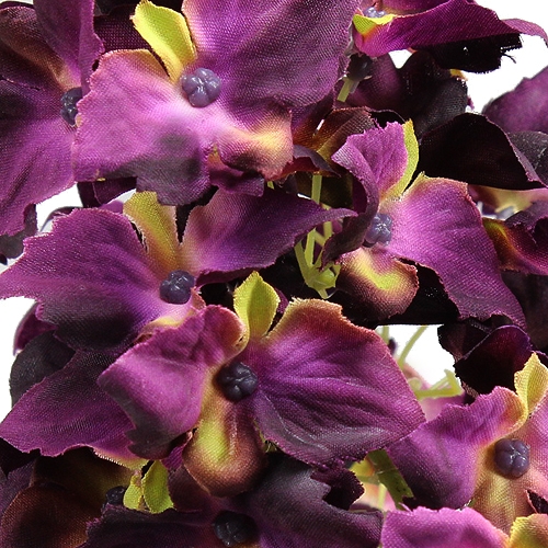 Floristik24 Artificial Panicle Hydrangea Purple 74cm