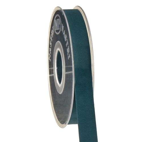 Velvet ribbon blue jewelry ribbon gift ribbon blue 15mm 7m