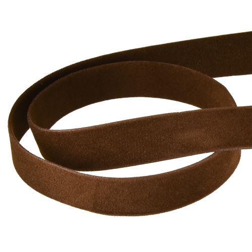 Product Velvet ribbon brown decorative ribbon 15mm 7m