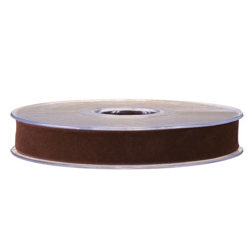 Product Velvet ribbon brown decorative ribbon 15mm 7m