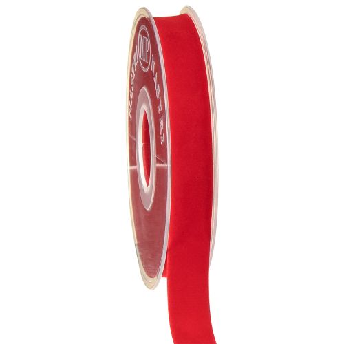 Velvet ribbon red decorative ribbon velvet 15mm 7m
