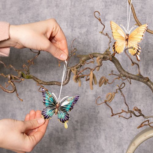 Product Butterfly pendant decoration for artistically decorating living spaces, 8cm, 5 pieces