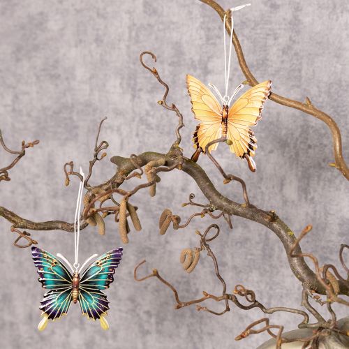 Product Butterfly pendant decoration for artistically decorating living spaces, 8cm, 5 pieces