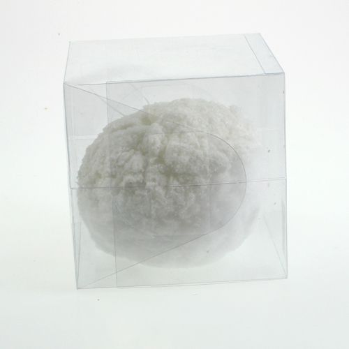 Floristik24 Snowball with glitter white 25 cm