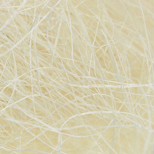 Bleached sisal, fiberfill, natural product 300g