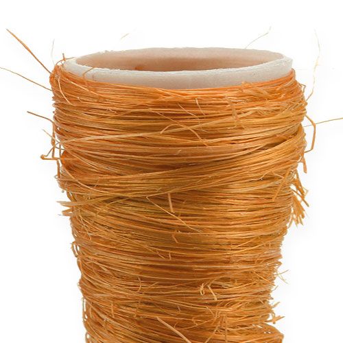 Floristik24 Pointed vase sisal orange Ø4.5cm L60cm 5pcs
