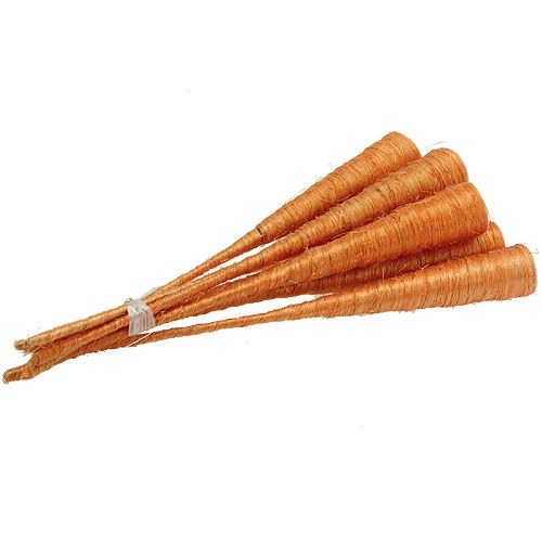 Floristik24 Sisalvase Orange Ø3cm L30cm 12pcs