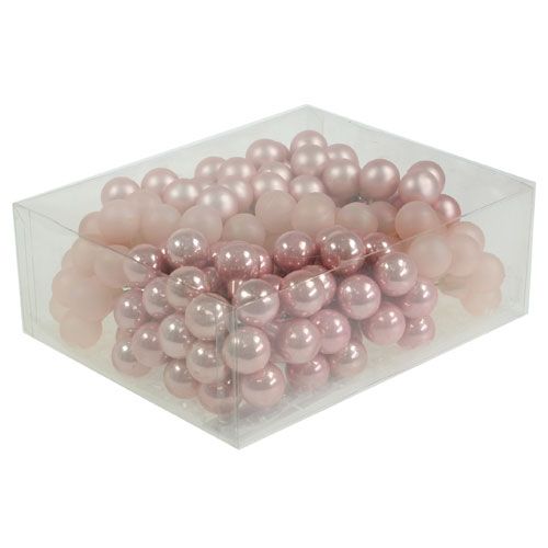 Floristik24 Mirror berries pink mix Ø20mm 140p