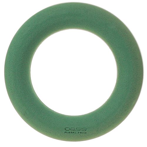 OASIS® Floral Foam Wreath Ring Green H3cm Ø25cm 6 pcs