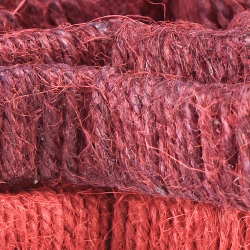 Product Star to stand Christmas decoration jute red 13/18cm 4pcs