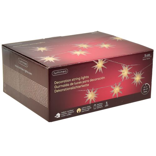 Product Starry fairy lights white LED indoor outdoor timer 225cm