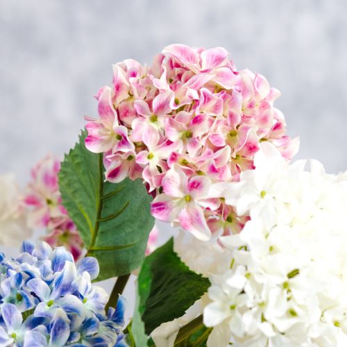 Product Stylish artificial hydrangea flower as a lasting eye-catcher, 80cm, 2 pieces