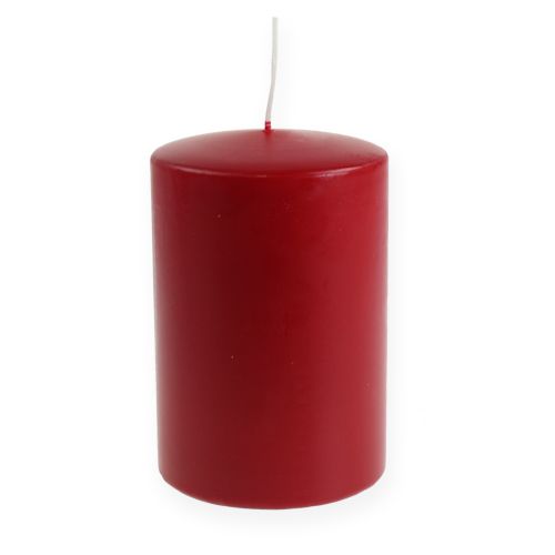 Floristik24 Pillar candle 150/100 red 4pcs