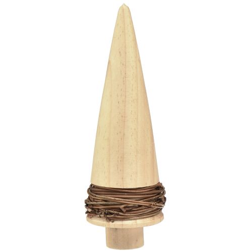 Product Christmas tree wood natural table decoration Christmas H18cm 2 pcs