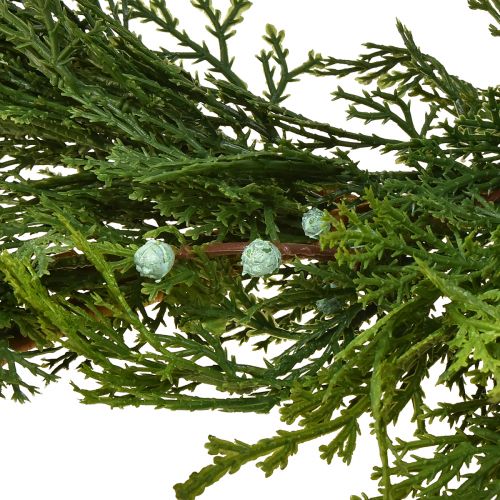 Product Fir garland Thuja with fruits decorative hanger green L175cm