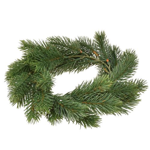 Product Artificial fir wreath green small Christmas wreath Ø25cm