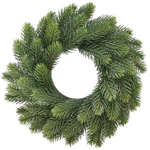 Product Artificial fir wreath green Christmas wreath Ø30cm