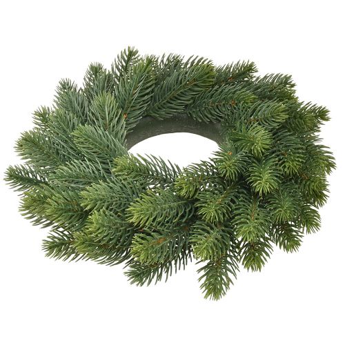 Product Artificial fir wreath green Christmas wreath Ø30cm