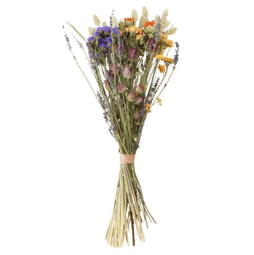 Product Dried Flower Bouquet Sea lavender & corn Purple Orange 55cm