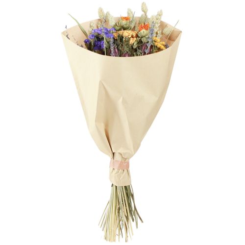 Product Dried Flower Bouquet Sea lavender & corn Purple Orange 55cm