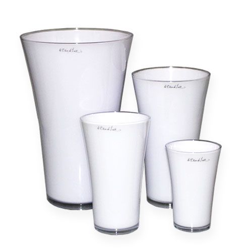 Floristik24 Vase “Fizzy” White 1 pc