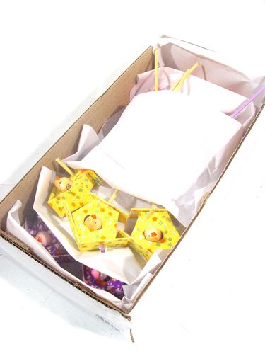 Floristik24 Birdhouse with bird pick 3cm 12pcs