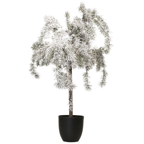 Floristik24 Christmas Tree Cedar in Pot Artificial Snow H85cm