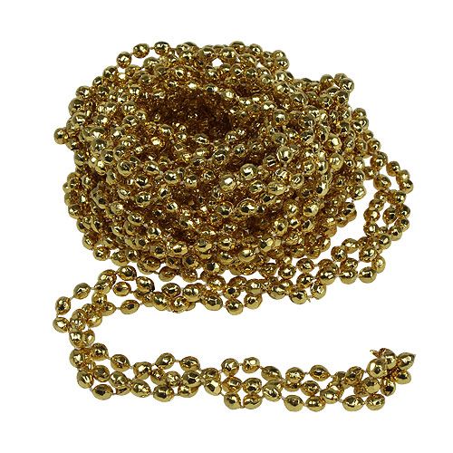 Floristik24 Christmas necklace light gold 2,65m