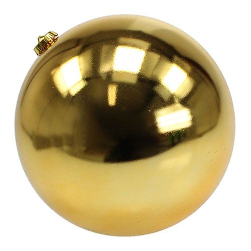 Product Christmas bauble plastic big gold Ø25cm