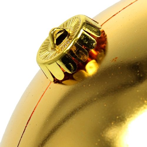 Product Christmas ball plastic large gold Ø25cm
