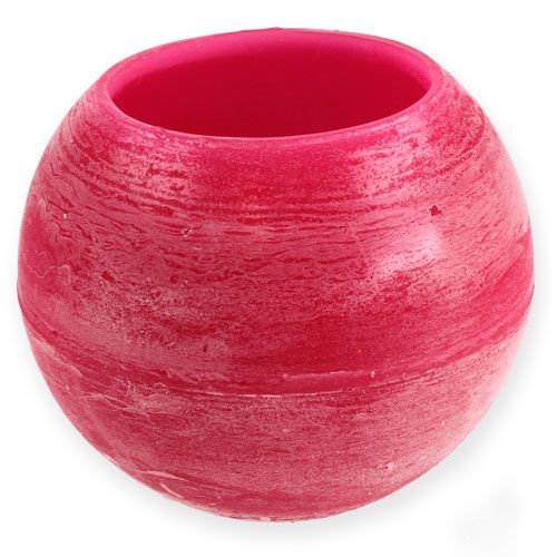 Floristik24 Windlight wax ball Ø 20cm Pink