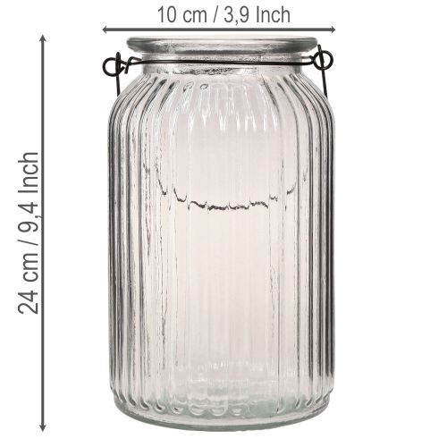 Glass Lantern Hanging