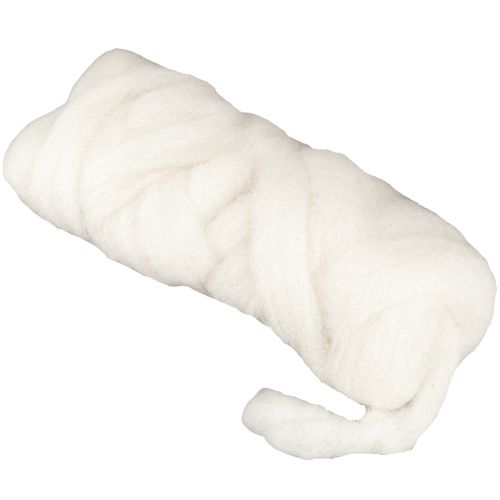 Product Wool roving 10m white