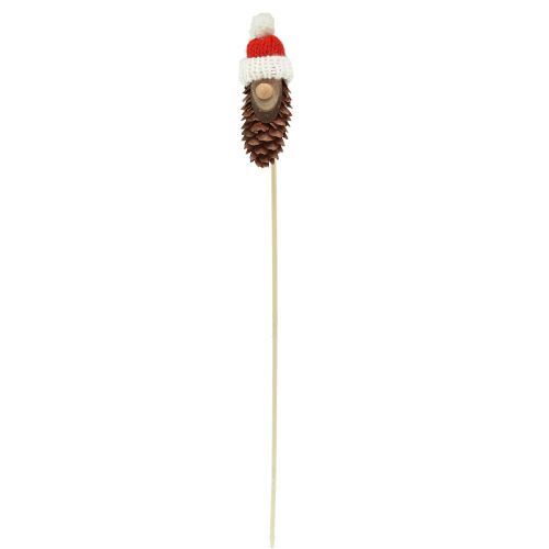 Product Cone gnome with hat flower pin gnome 8cm 12 pcs