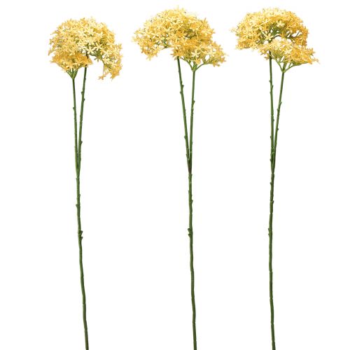 Product Ornamental Onion Wild Allium artificial Yellow 70cm 3 pcs
