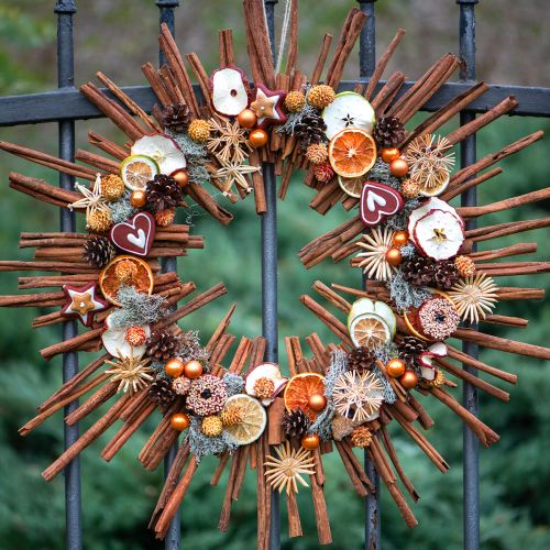 Product Straw Stars Christmas Christmas Tree Decorations Ø5-6cm 25 pcs
