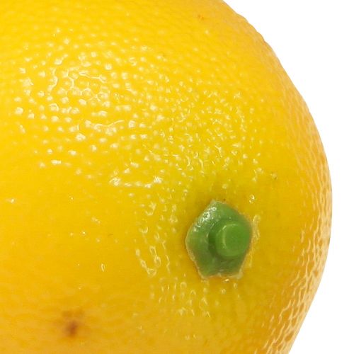 Product Lemon Decoration Artificial Food Ø5.5cm H8cm 6 pcs