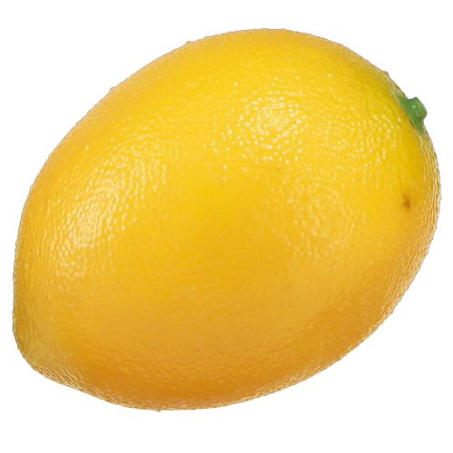 Product Lemon Decoration Artificial Food Ø5.5cm H8cm 6 pcs