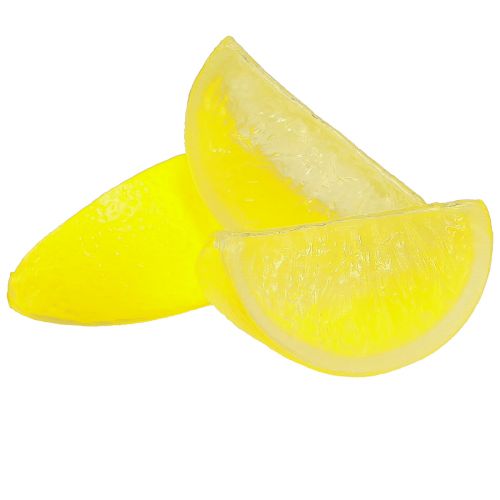 Product Lemon Decoration Artificial Lemon Slices 7×3.5×3cm 48 pcs
