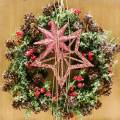 Floristik24 Cone wreath snowed Ø27cm