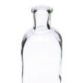 Floristik24 Decorative Bottles Square Mini Vases Glass Clear 7x7x18cm 6pcs