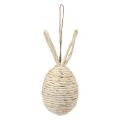 Floristik24 Decorative Easter eggs for hanging with rabbit ears 13.5cm 4pcs