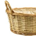Floristik24 Plant basket woven basket oval willow 42/34/28cm set of 3