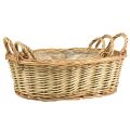 Floristik24 Plant basket woven basket oval willow 42/34/28cm set of 3